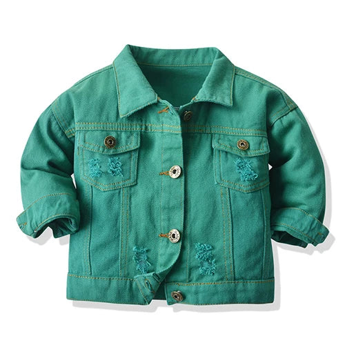 Unisex Denim Jacket In Variety Of Colours 3 Months - 6 Years - Bubbachubs