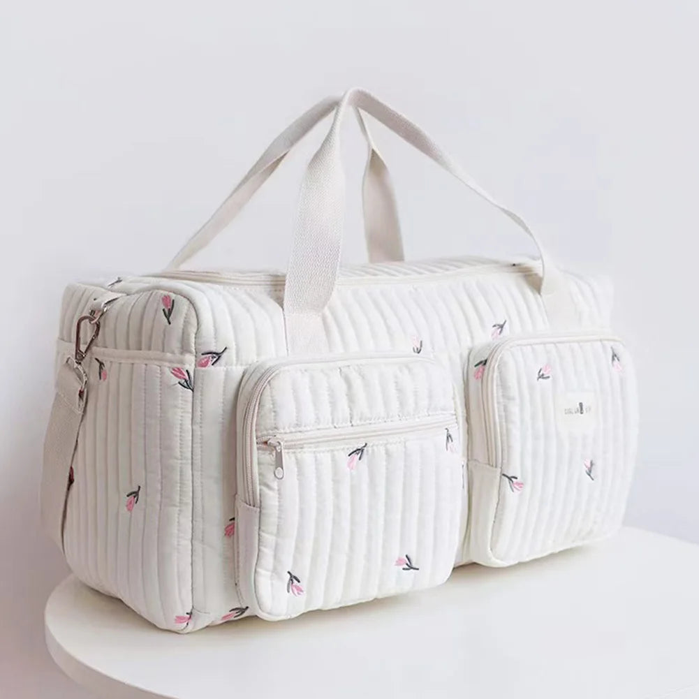 Quilted Baby Nappy Travel Bag