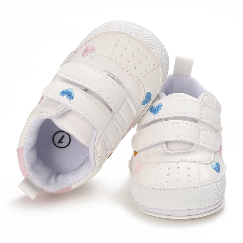 Baby Girls Soft Sole Pre Walker Shoes – First Steps Lightweight Shoes