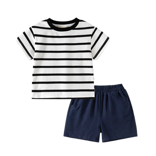 Boys Cotton T-Shirt And Shorts Set 2-6 Years