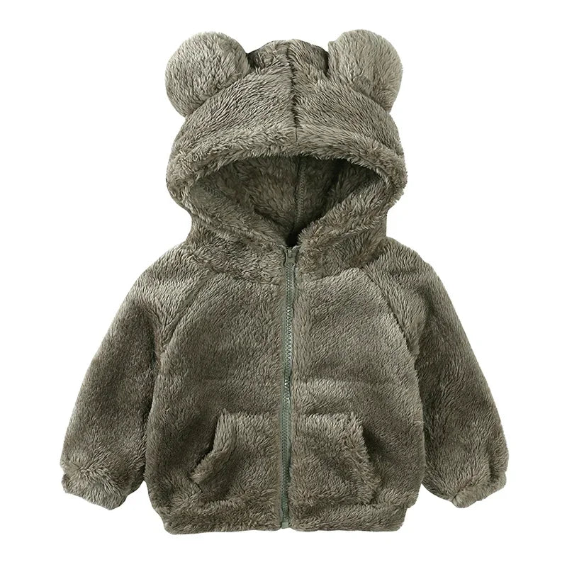 Children's Fleece Teddy Jacket 9 Months - 6 Years