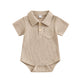 Baby Boys Polo Bodysuit 0-12 Months - Bubbachubs