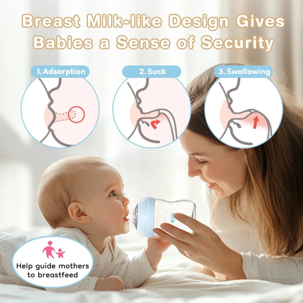 BPA-Free Baby Bottle Feeding Supplies - Choose Your Size!