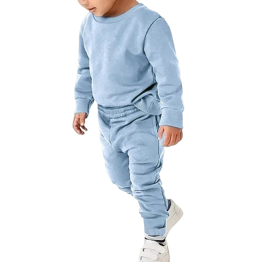 Boys 2 Piece Fleece Lined Jogger Set 1-7 Years