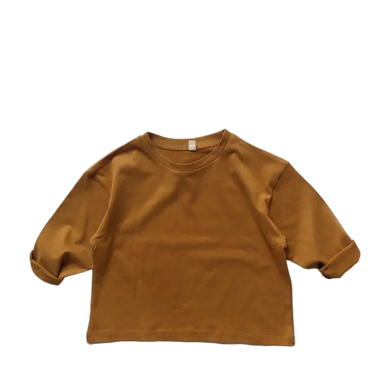Boys Round Neck Top With Long Sleeves 12 Months - 6 Years