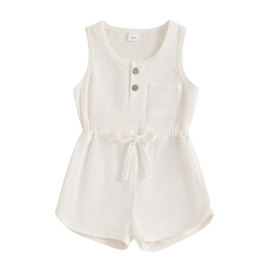Girls Summer Sleeveless Playsuit 2-6 Years