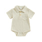 Baby Boys Polo Bodysuit 0-12 Months - Bubbachubs
