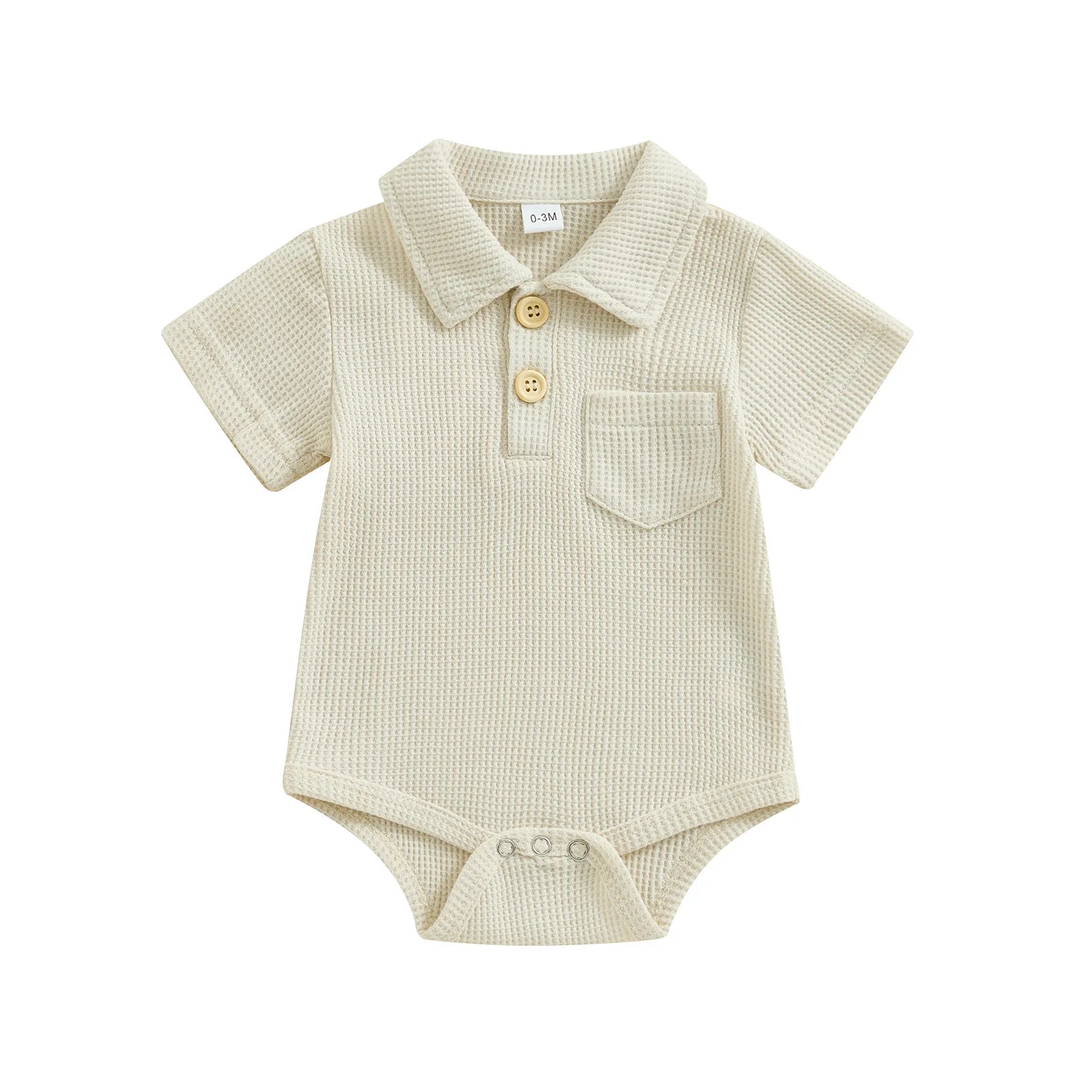 Baby Boys Polo Bodysuit 0-12 Months - Bubbachubs