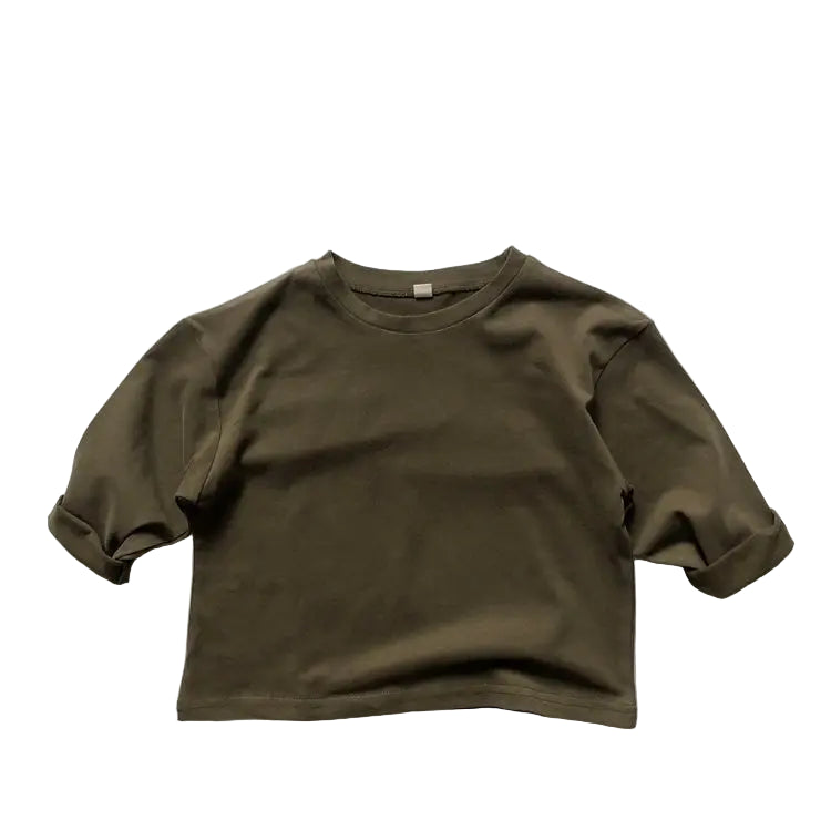 Boys Round Neck Top With Long Sleeves 12 Months - 6 Years