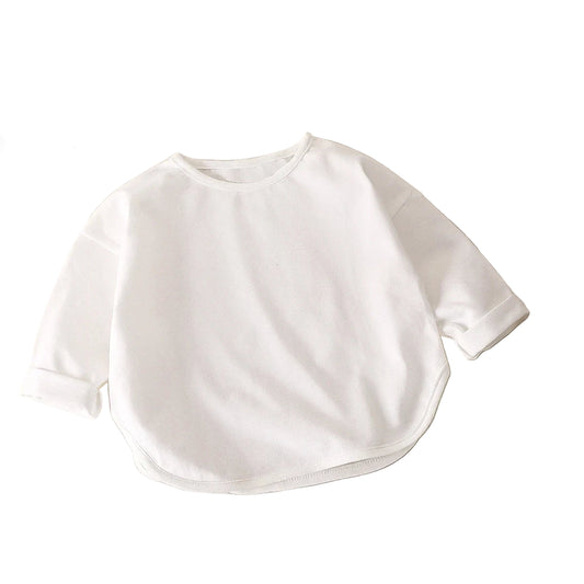 Girls Basic Long Sleeve Cotton Top 12 Months - 6 Years
