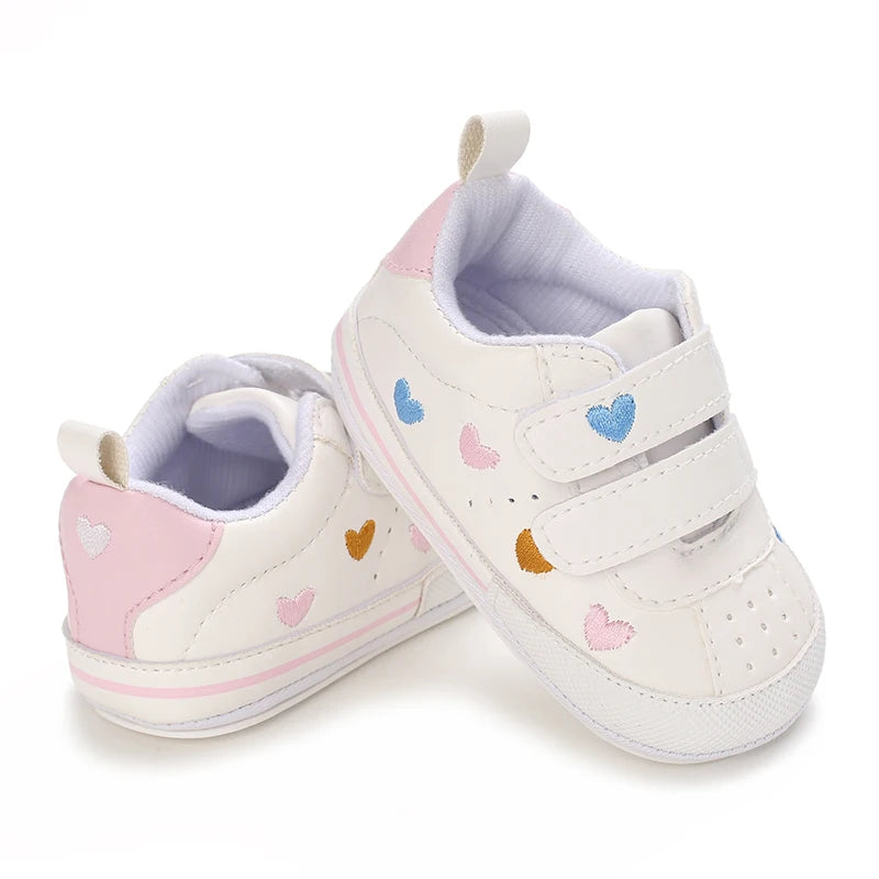 Baby Girls Soft Sole Pre Walker Shoes – First Steps Lightweight Shoes
