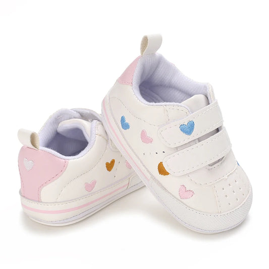 Baby Girls Soft Sole Prewalker Shoes