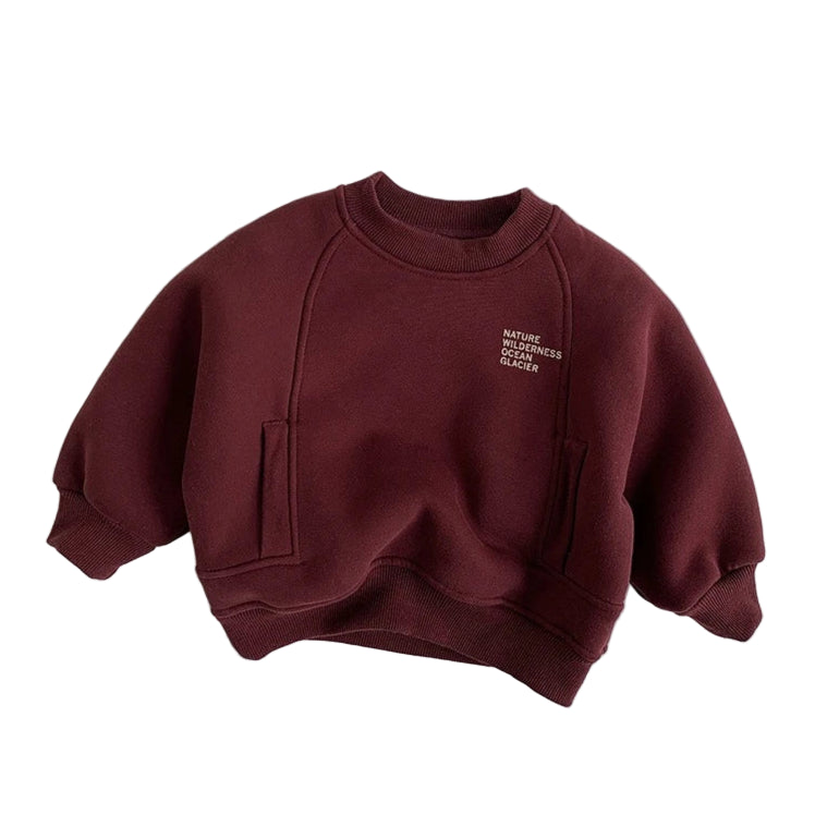 Boys Fleece Lined Sweatshirt 9 Months - 6 Years