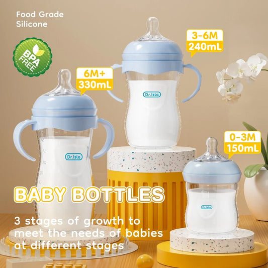 BPA-Free Baby Bottle Feeding Supplies - Choose Your Size!