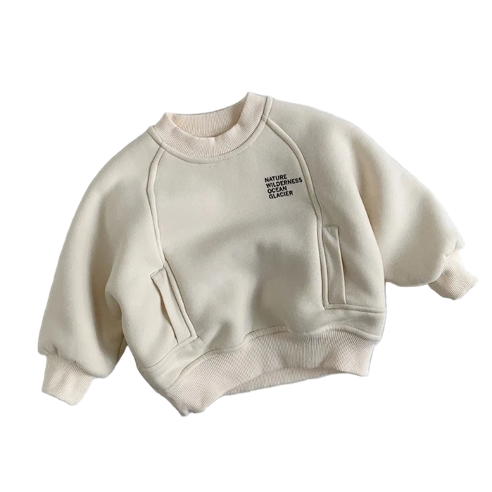 Boys Fleece Lined Sweatshirt 9 Months - 6 Years