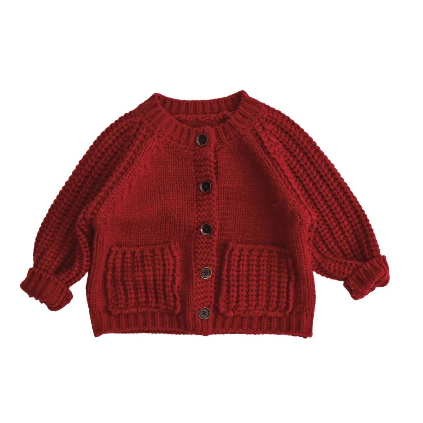 Children's Red Cardigan 1-6 Years