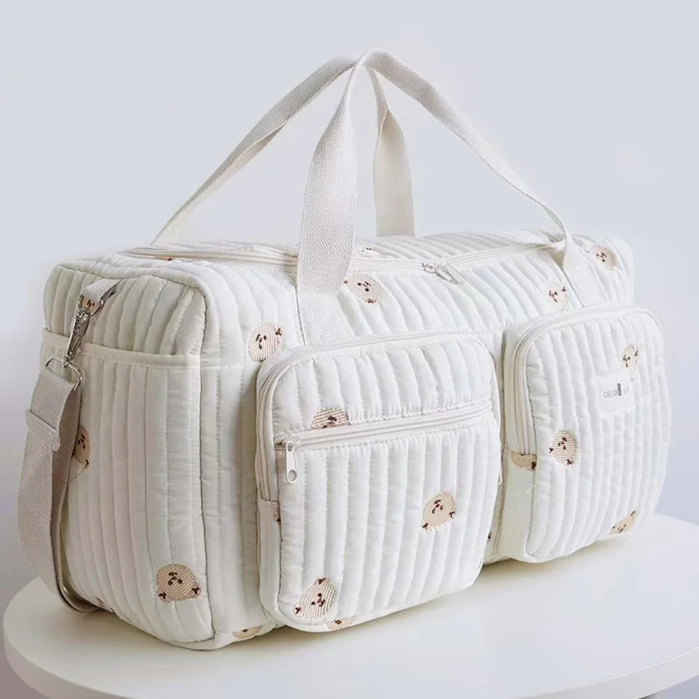 Quilted Baby Nappy Travel Bag