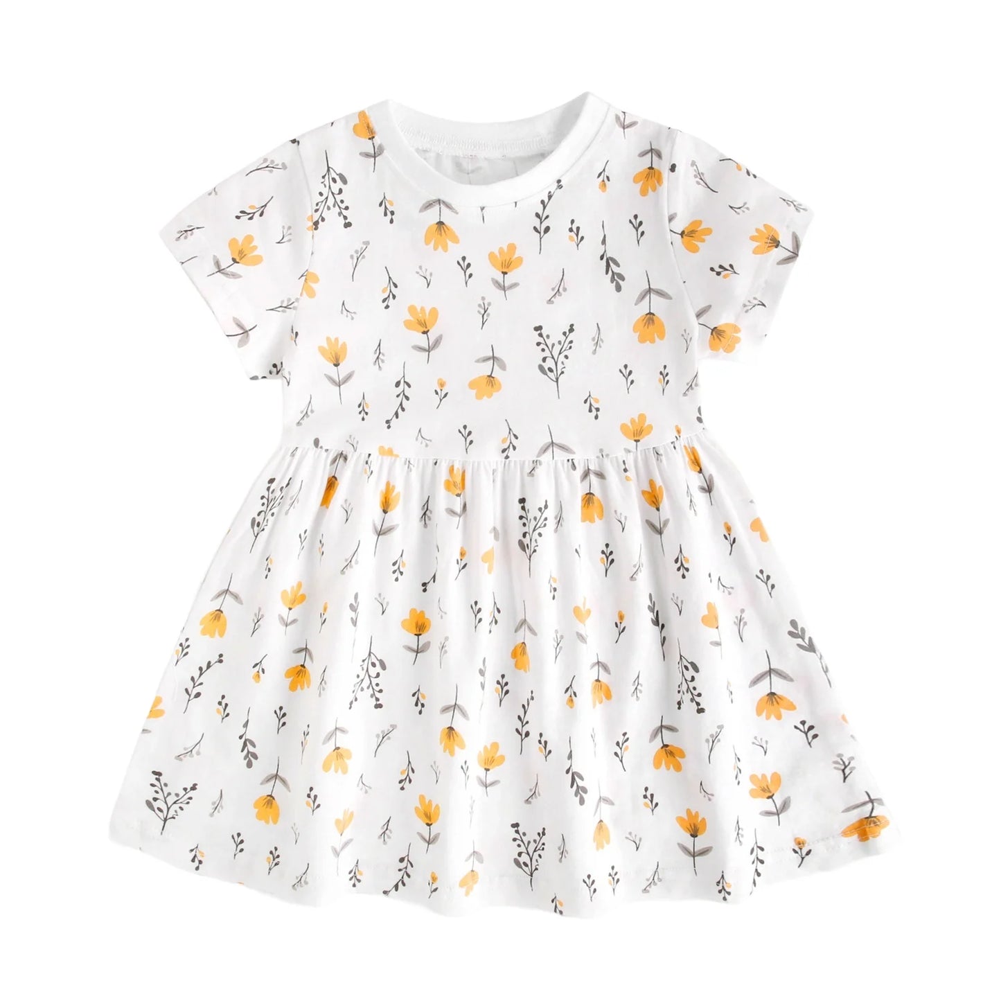 Girls Cotton Summer Dress 9 Months - 5 Years