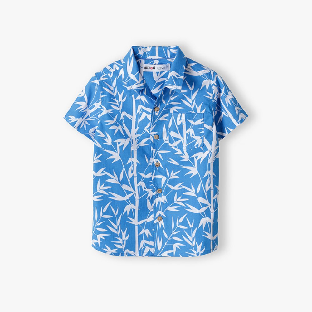 Boys Poplin Summer Shirt 4-8 Years
