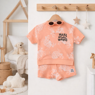 Boys T-Shirt & Shorts With Sunglasses Outfit 2-4 Years