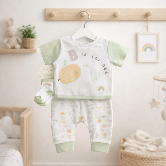 Baby 3 Piece Outfit 0-6 Months