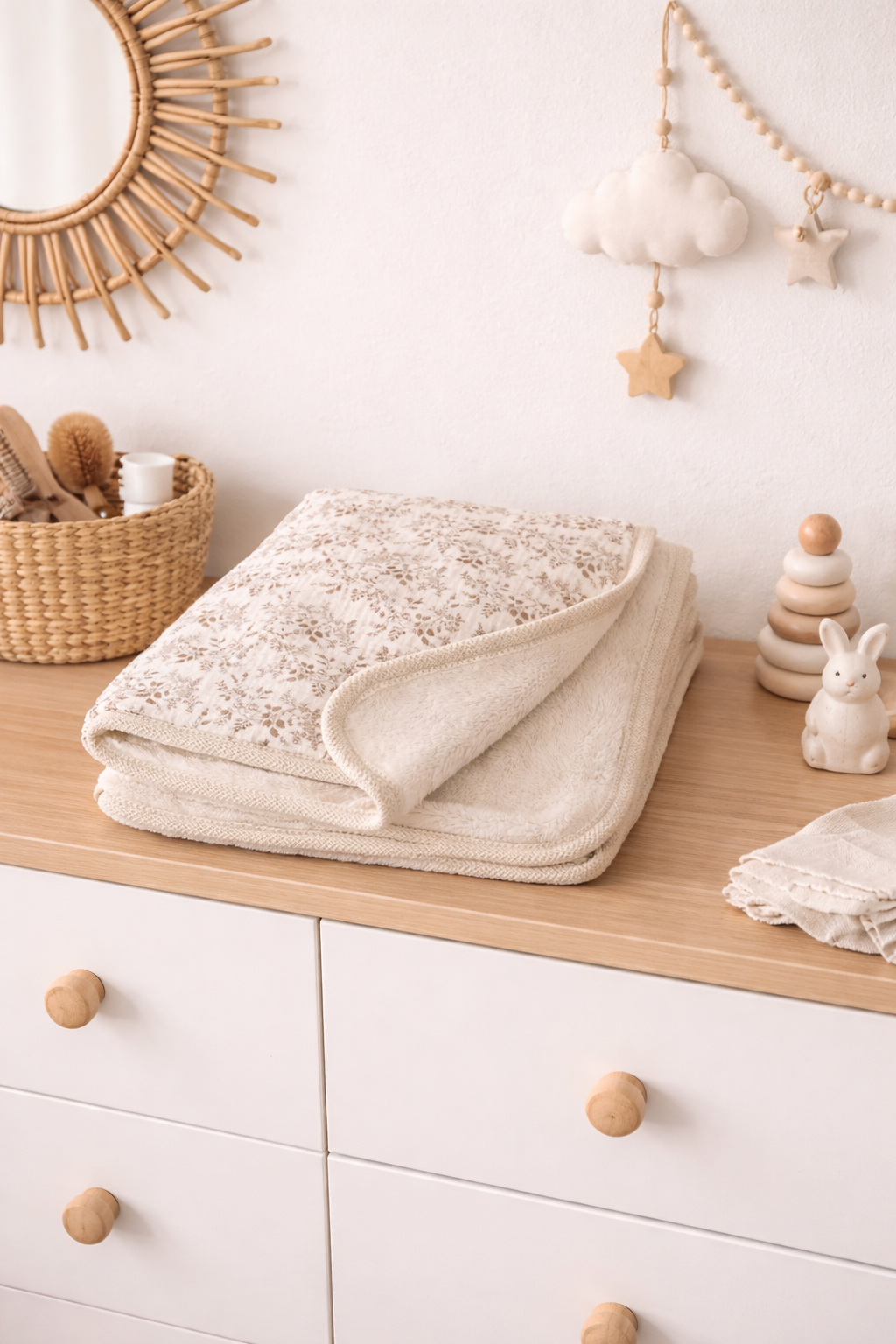 Baby Winter Cotton Fleece Blanket Size 90x130cm