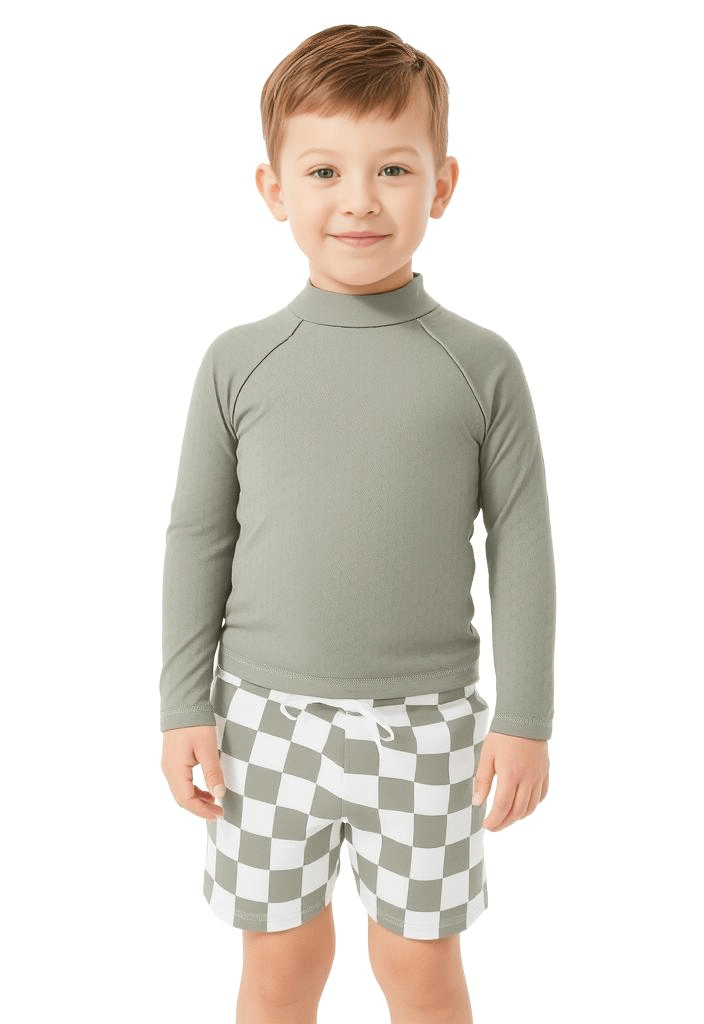 Boys Swimwear Top And Bottoms