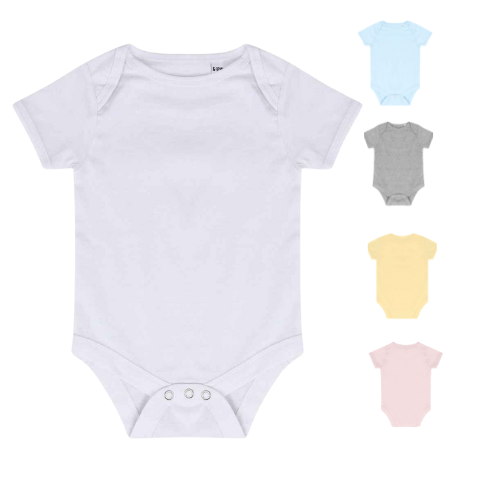 Babies 100% Cotton Bodysuit 0-18 Months