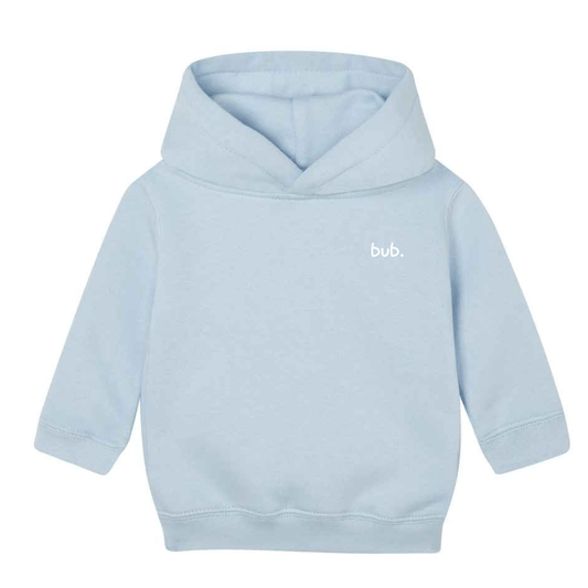 Bub Explorer Hoodie Dusty Blue 6-24 Months