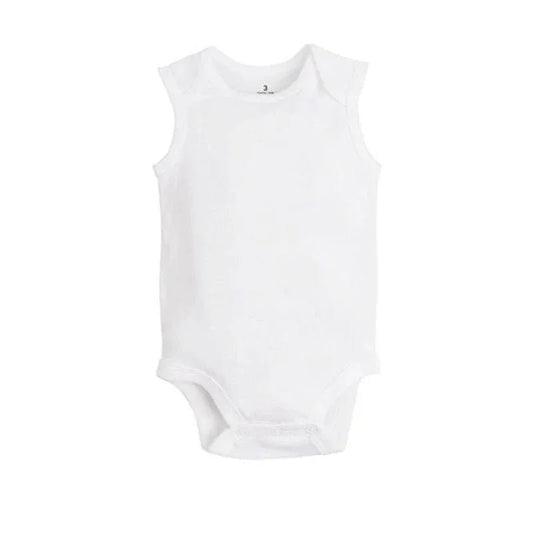 White Cotton Vests 3 Pack 3-24 Months