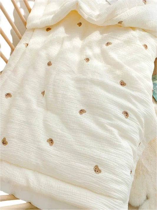 Cute Baby Animal Cotton Quilt - 100x120CM