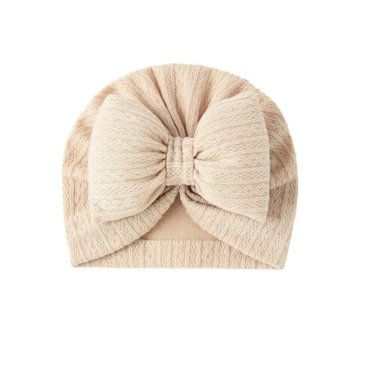 Baby Knitted Turban Hat - Cute Infant Beanie