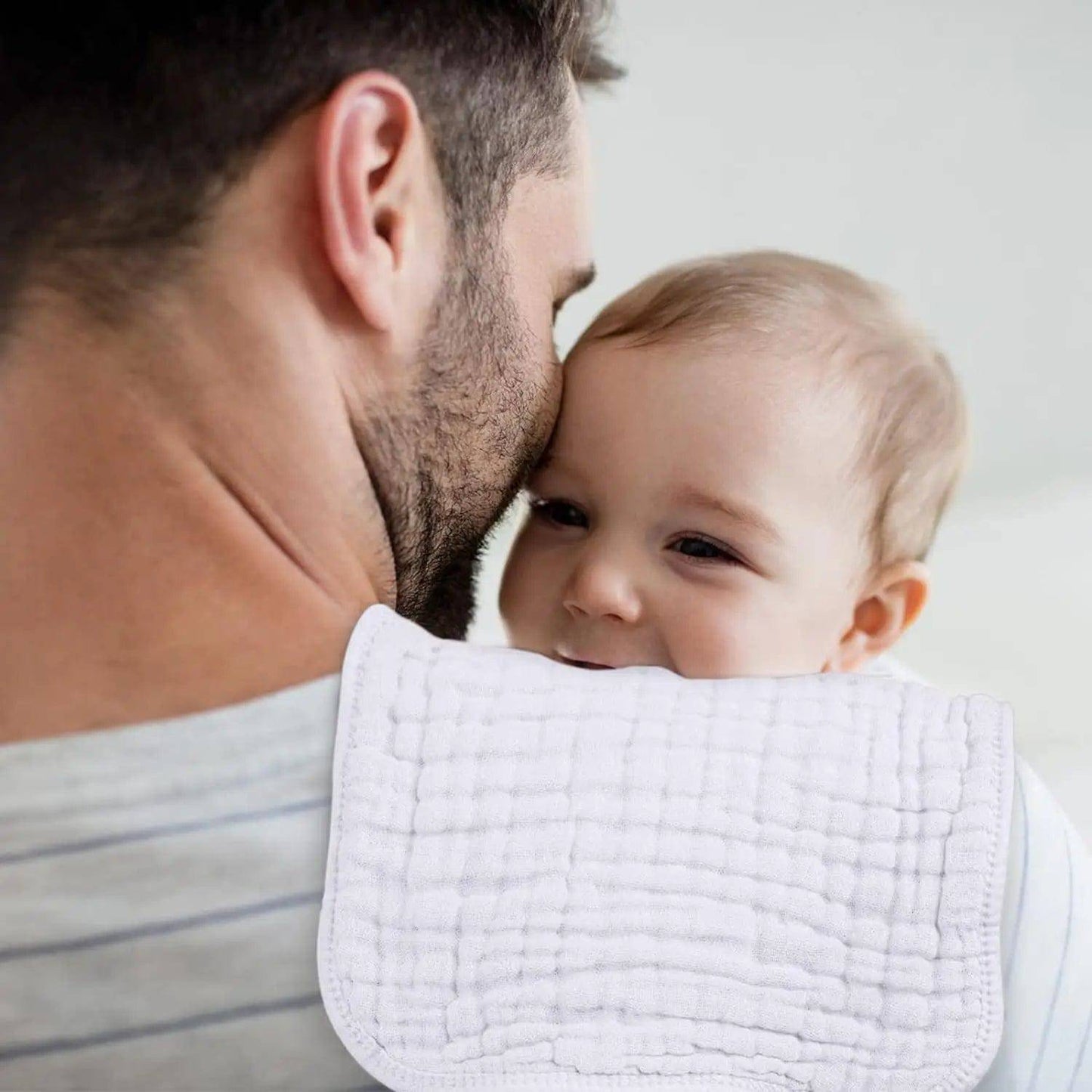 Baby Soft and Absorbent Muslin Burp Cloths 100% Cotton (20"x10") 6 Pack - Bubbachubs