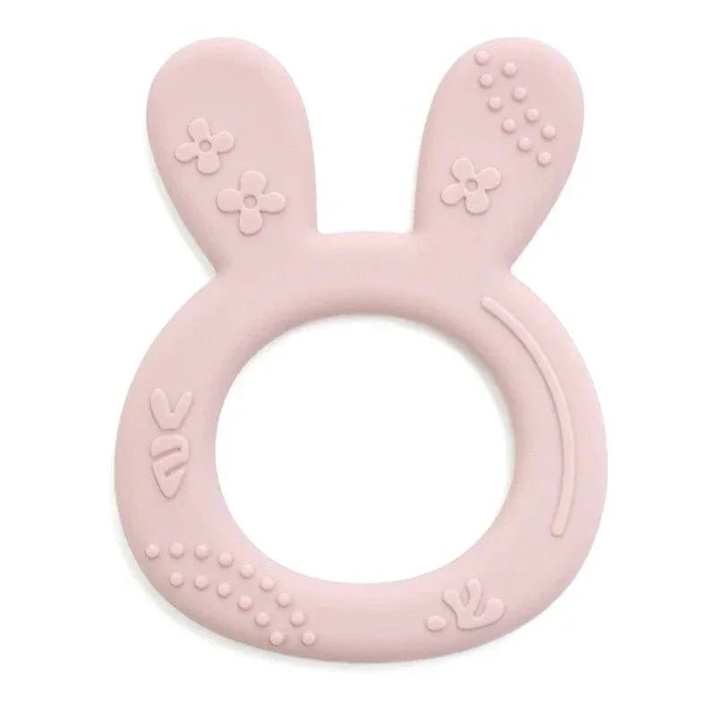 Cartoon Rabbit Silicone Teether - Baby Teething Toy