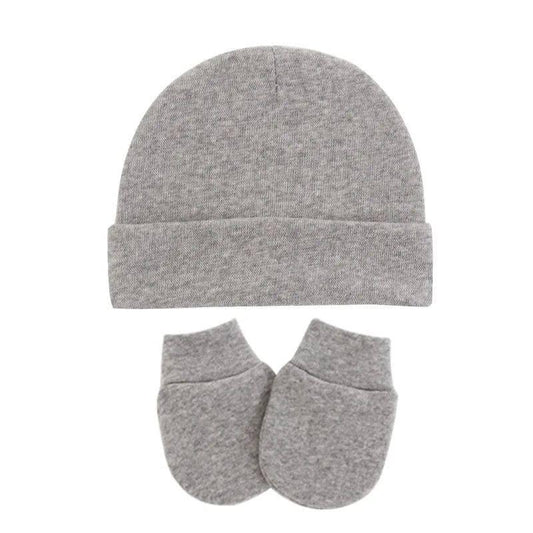 Newborn Cotton Hat+Mittens