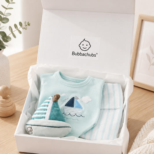 Bubbachubs Baby Boy Summer Outfit Gift Set 0–6 Months