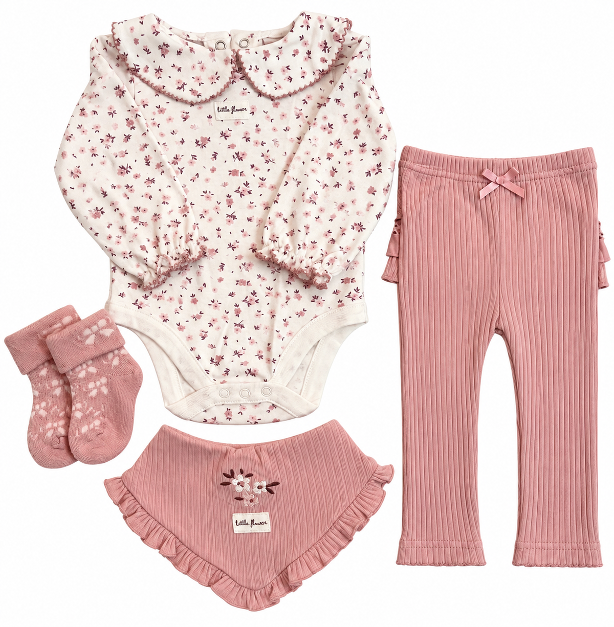 Bubbachubs Baby Girls Gift Set 9 Months