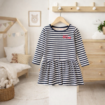 Girls Striped Dress 1-3 Years