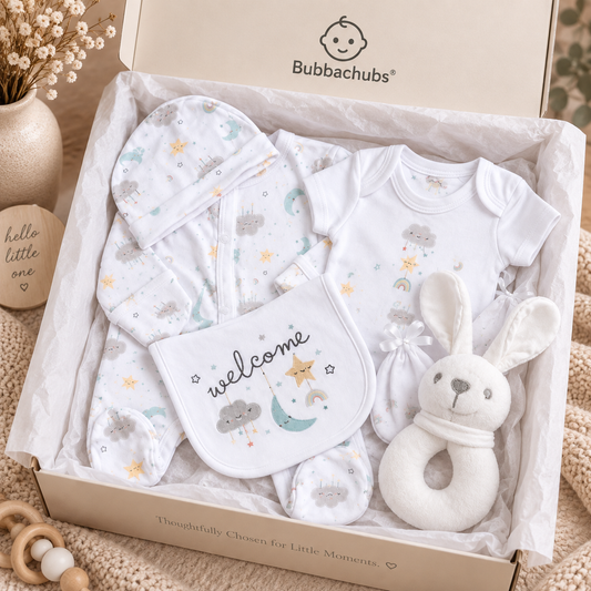 Bubbachubs New Baby Welcome Gift Set 3-6 Months