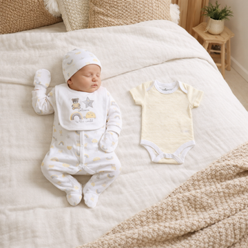 Baby Unisex Rainbow 5 Piece Gift Set 0-6 Months