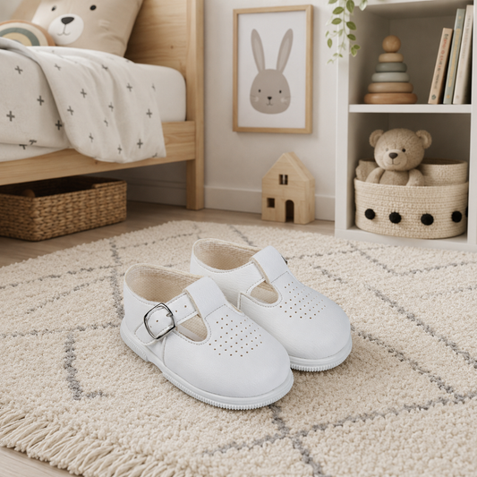 Baby T-Bar First Walker Hard Sole Shoes
