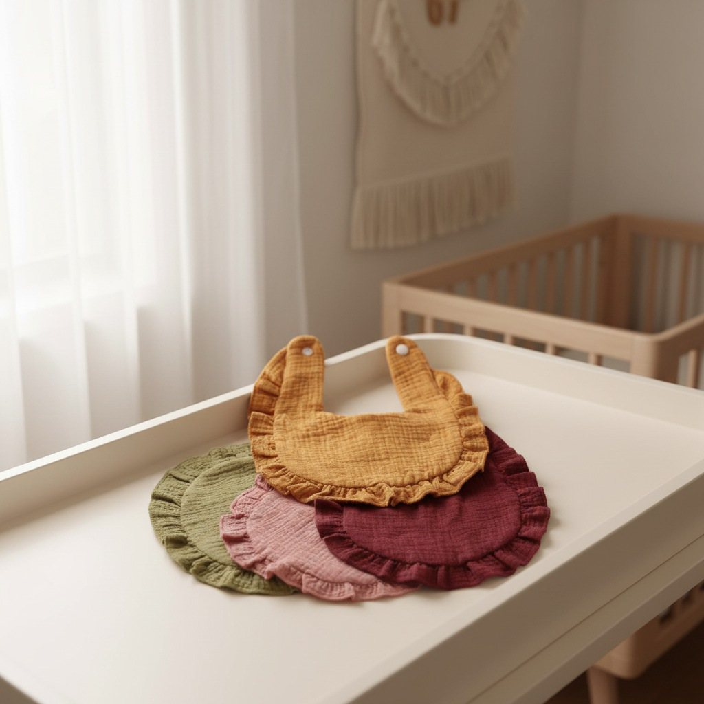 4 Pack Of Baby Soft Bibs