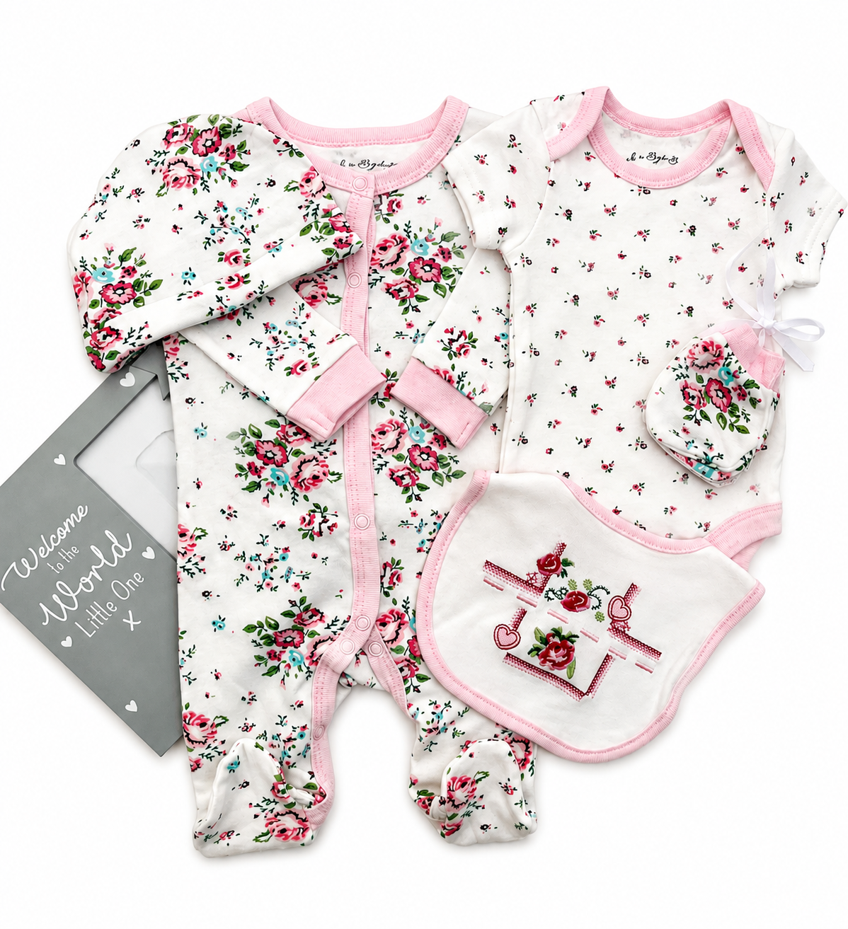 Bubbachubs Baby Girls Baby Shower Or New Arrival Gift Set